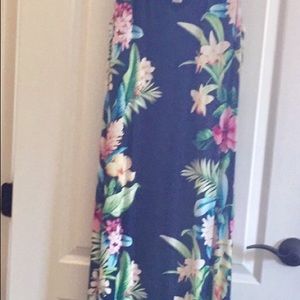 Navy Tommy Bahama maxi dress